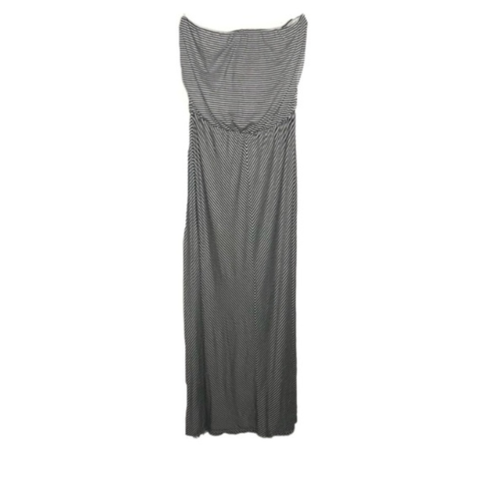 Spin USA | NWT black gray striped dress